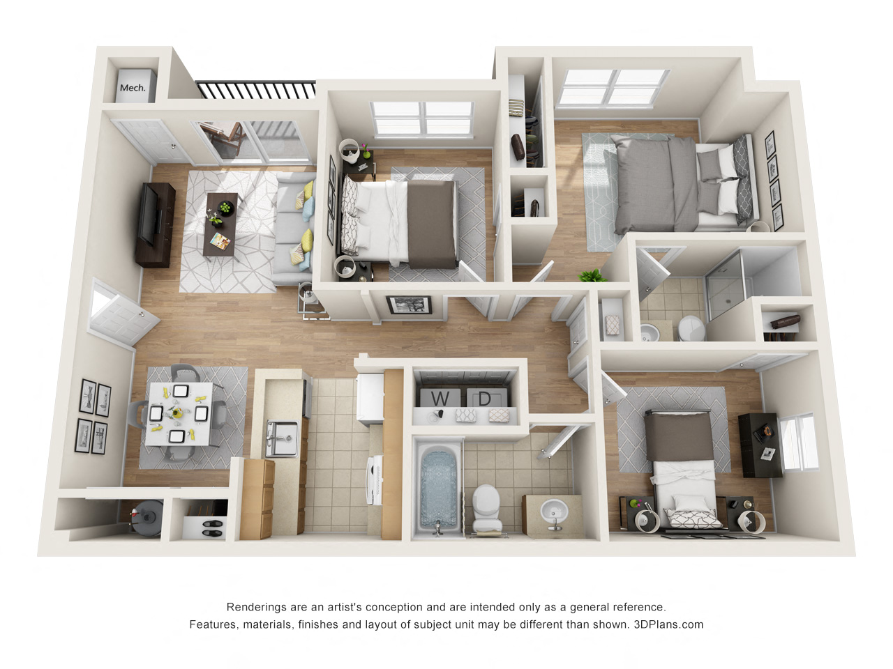 3 Bedroom